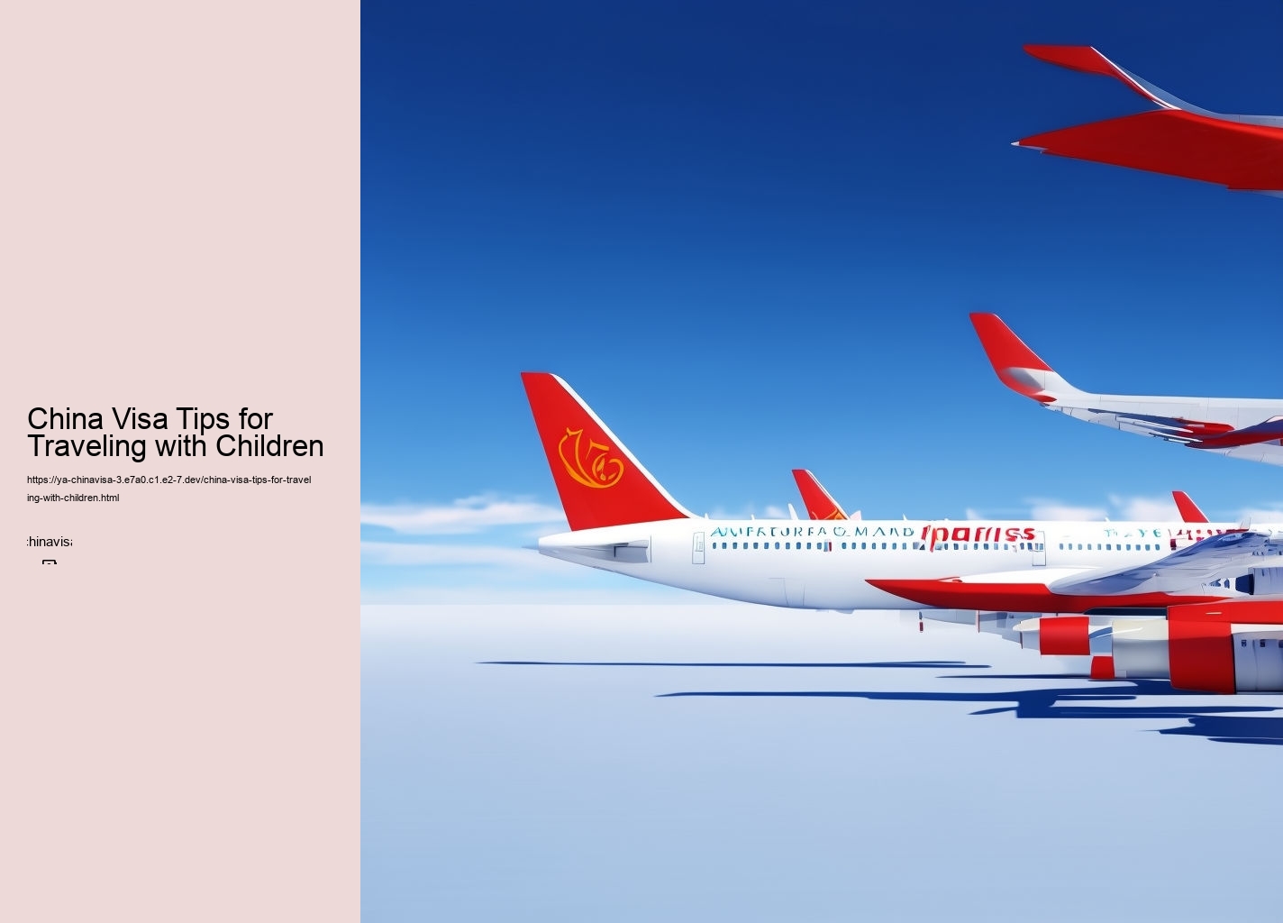 China Visa Tips for Traveling with Children