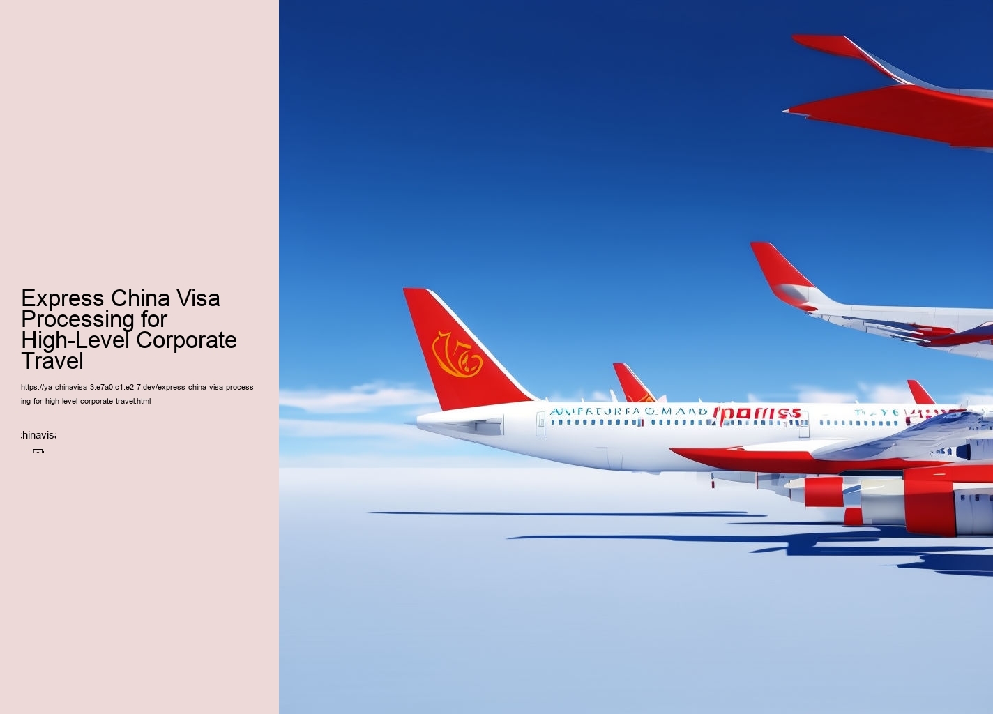 Express China Visa Processing for High-Level Corporate Travel